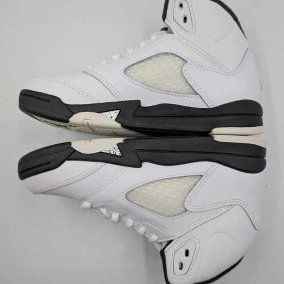 Nike Jordan 5 Retro Kids ‘White Black’ Preschool and Toddler Sizes SHIP FAST - Picture 2 of 6